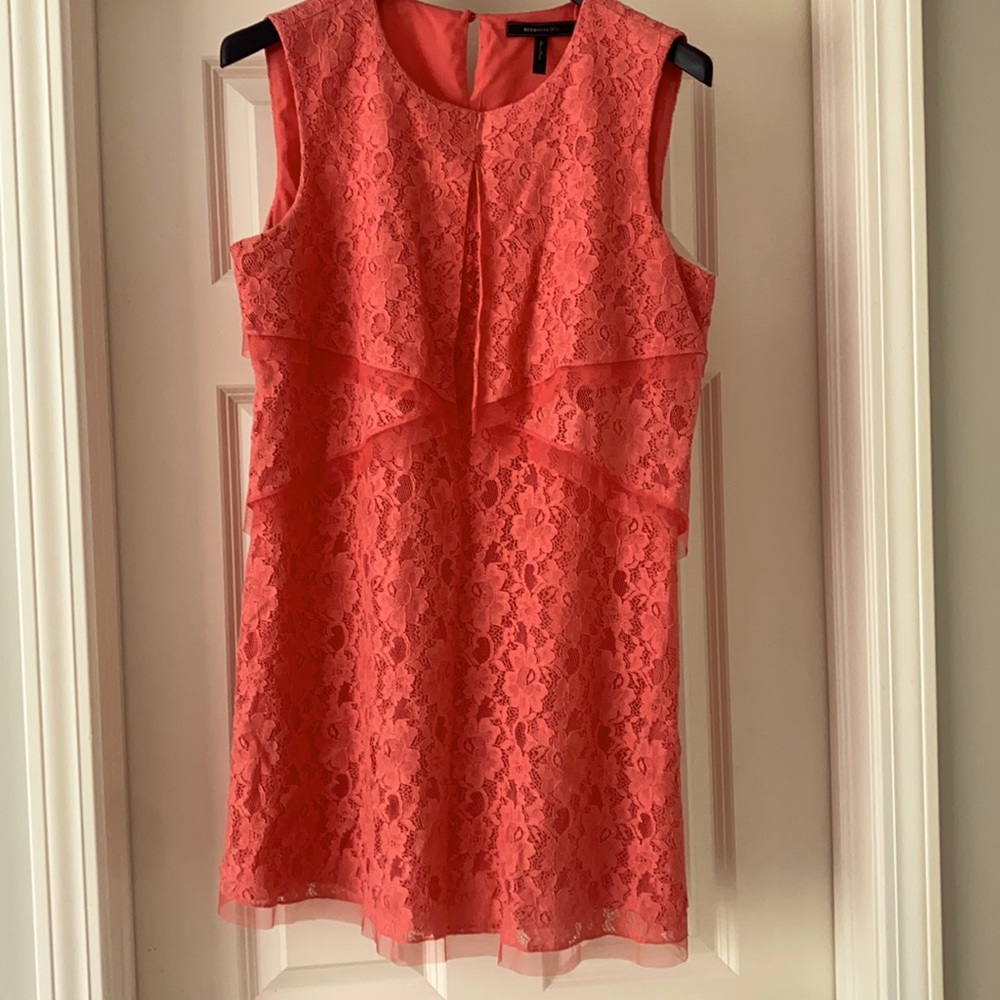 BCBG light orange short summer dress
